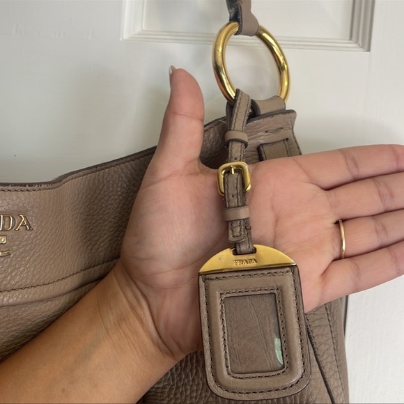 Prada Vitello Diano Leather Hobo Bag - Picture 3 of 12